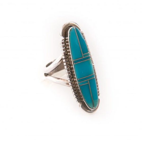Navajo Turquoise Inlay Ring