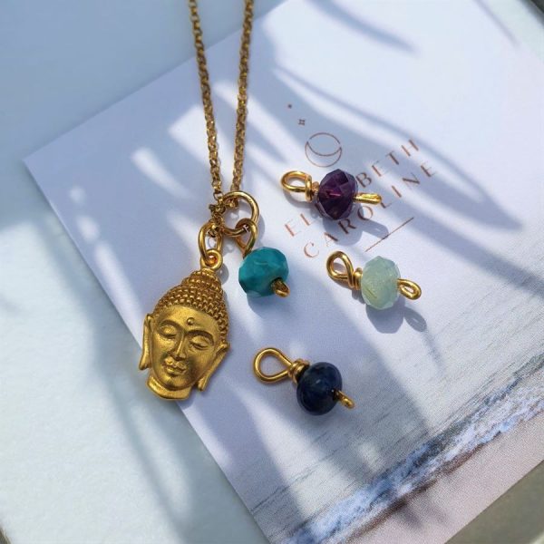 Gemstone Buddha Necklace