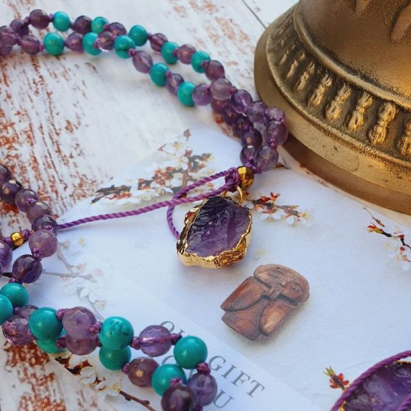 Sacred mala beads in the UK